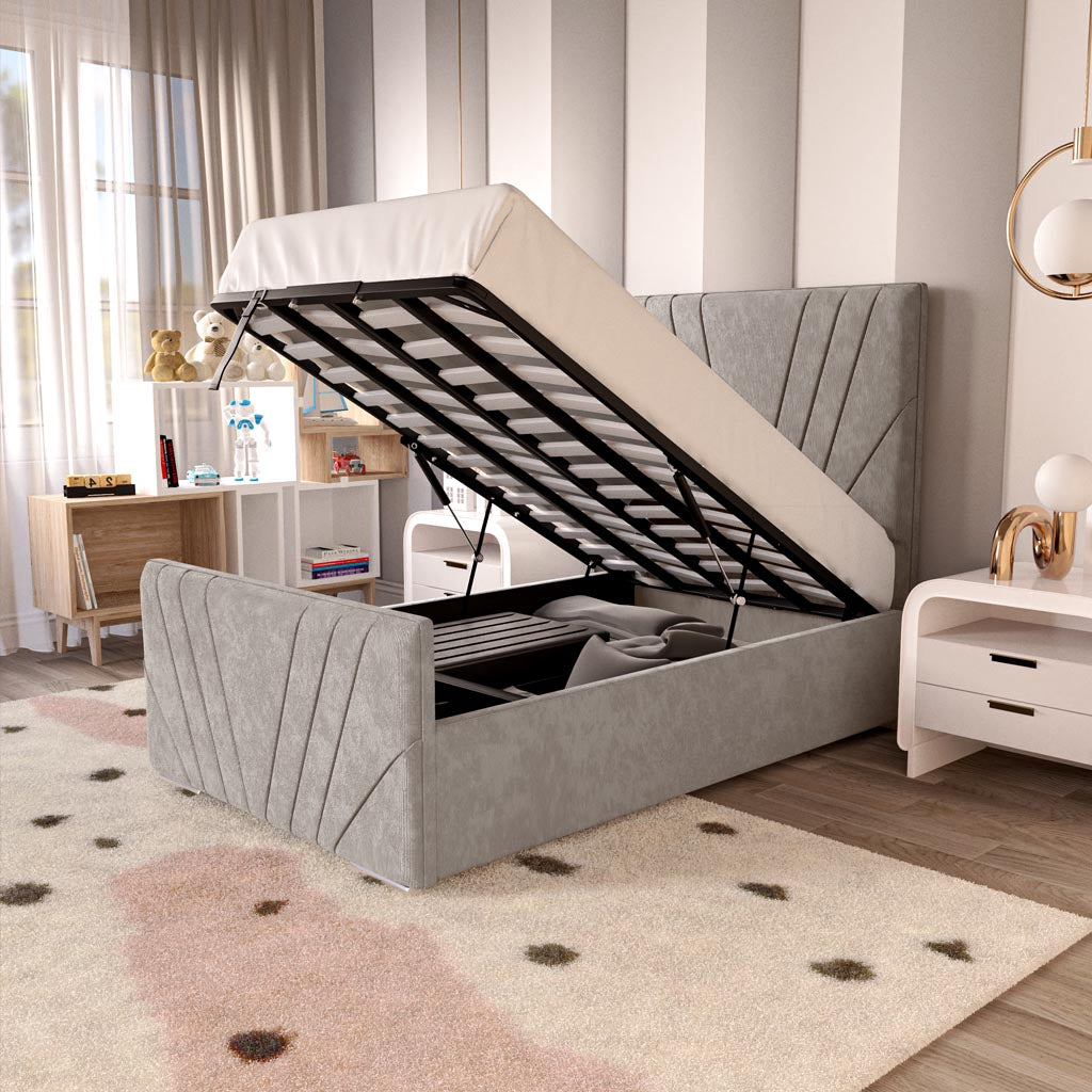 Fiji Kids Sunrise Upholstered Ottoman Bed