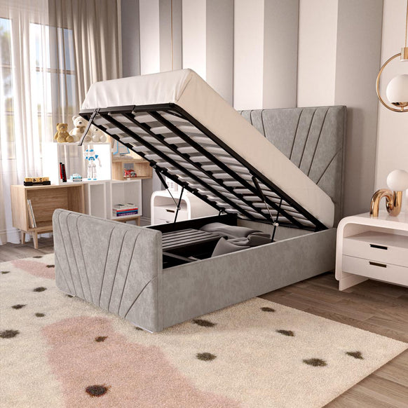 Fiji Kids Sunrise Upholstered Ottoman Bed