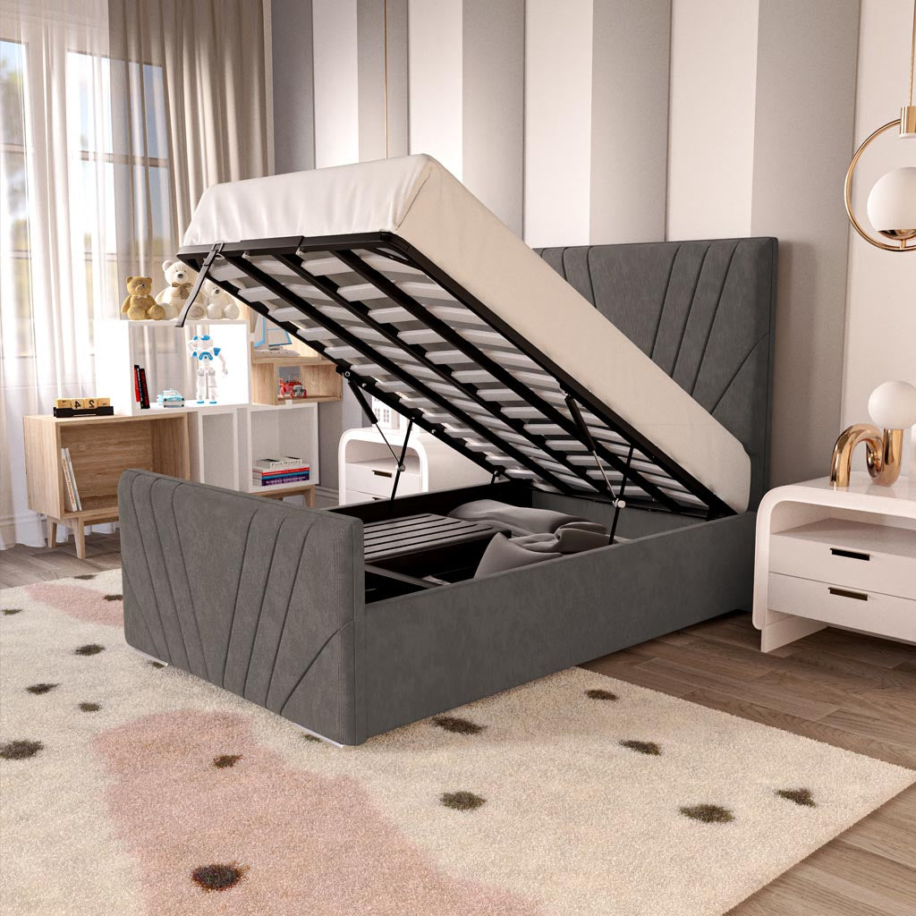 Fiji Kids Sunrise Upholstered Ottoman Bed