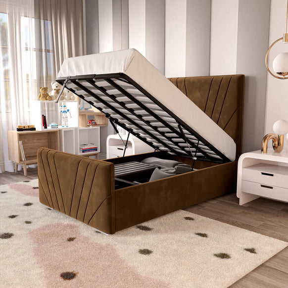 Fiji Kids Sunrise Upholstered Ottoman Bed