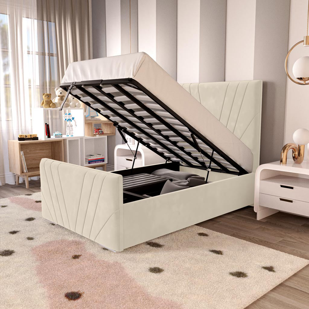 Fiji Kids Sunrise Upholstered Ottoman Bed