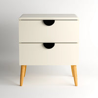 Florence Bedside Table - Taupe