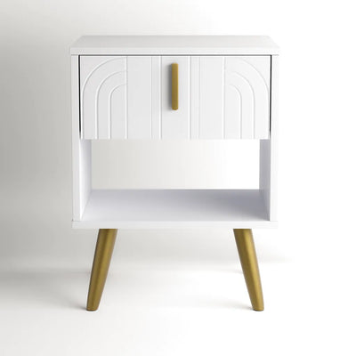 Sakura Bedside Table - White