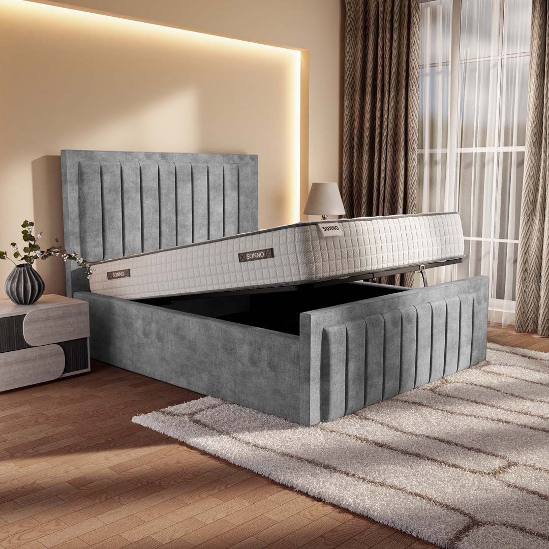 Hamilton Upholstered Ottoman Bed