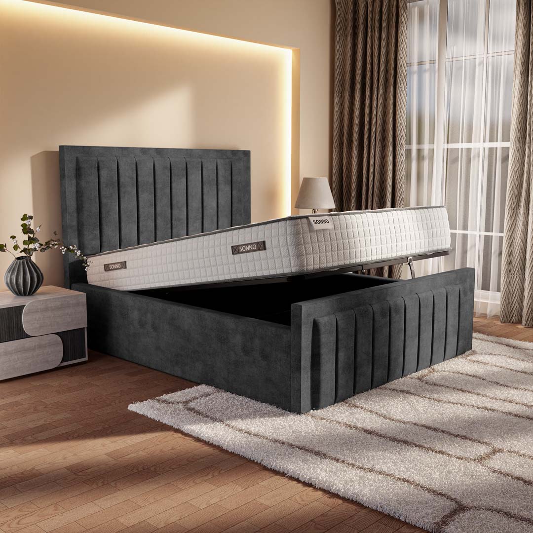 Hamilton Upholstered Ottoman Bed