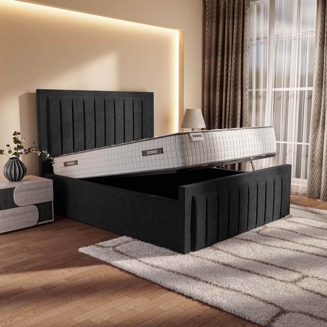 Hamilton Upholstered Ottoman Bed