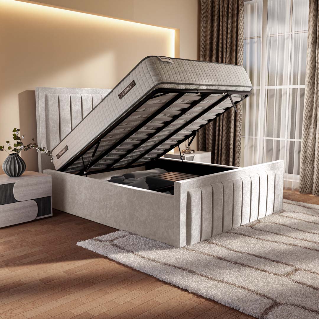 Hamilton Upholstered Ottoman Bed