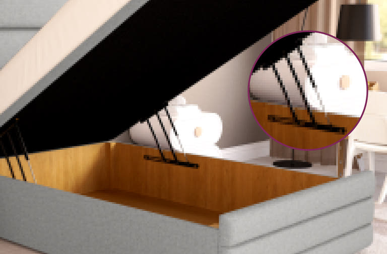 Gas-Lift Opening Mechanism