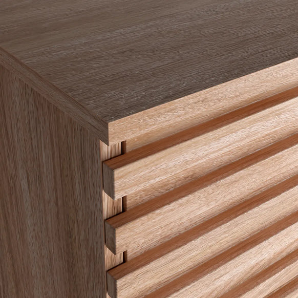 Isla 5 Drawers Chest - Natural