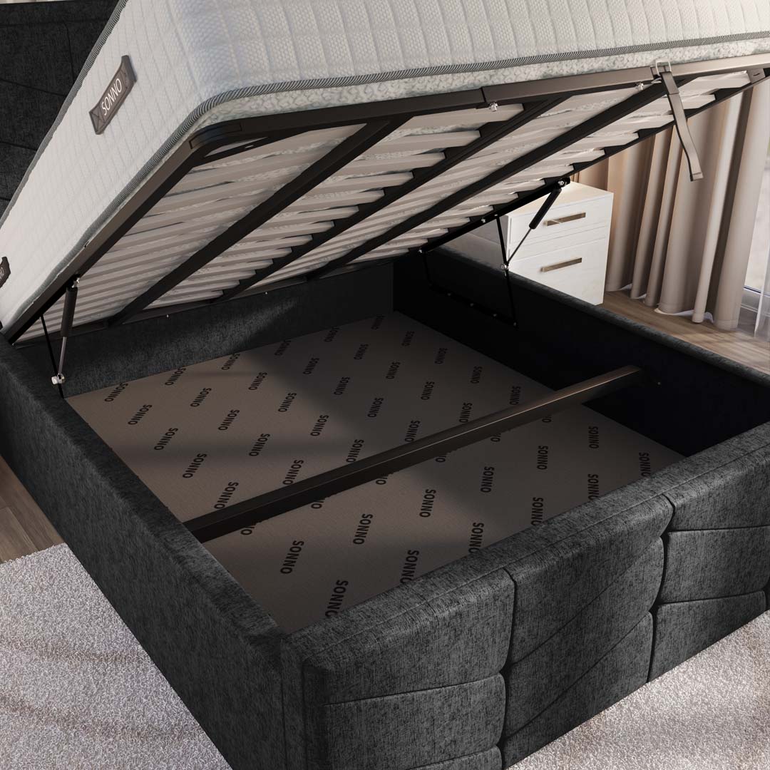 Lancaster Upholstered Ottoman Bed