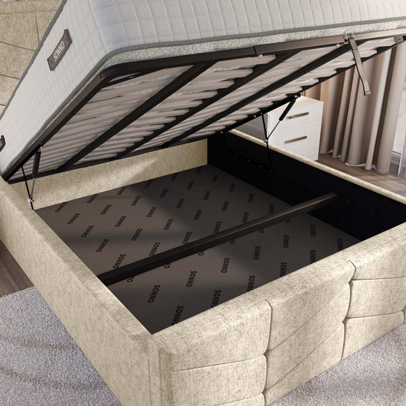 Lancaster Upholstered Ottoman Bed