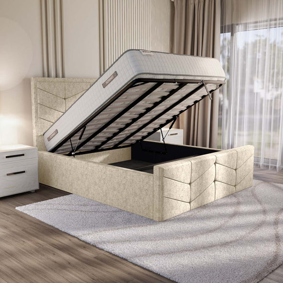 Lancaster Upholstered Ottoman Bed
