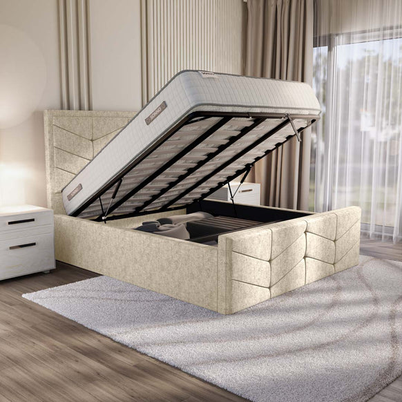 Lancaster Upholstered Ottoman Bed