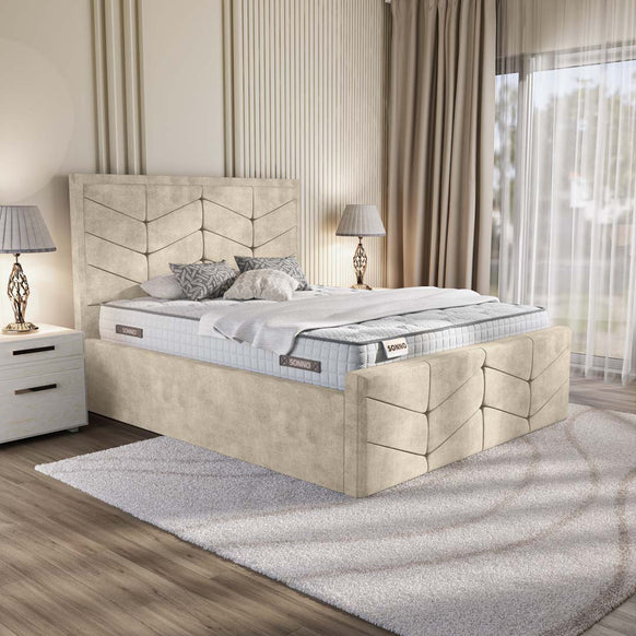 Lancaster Upholstered Ottoman Bed