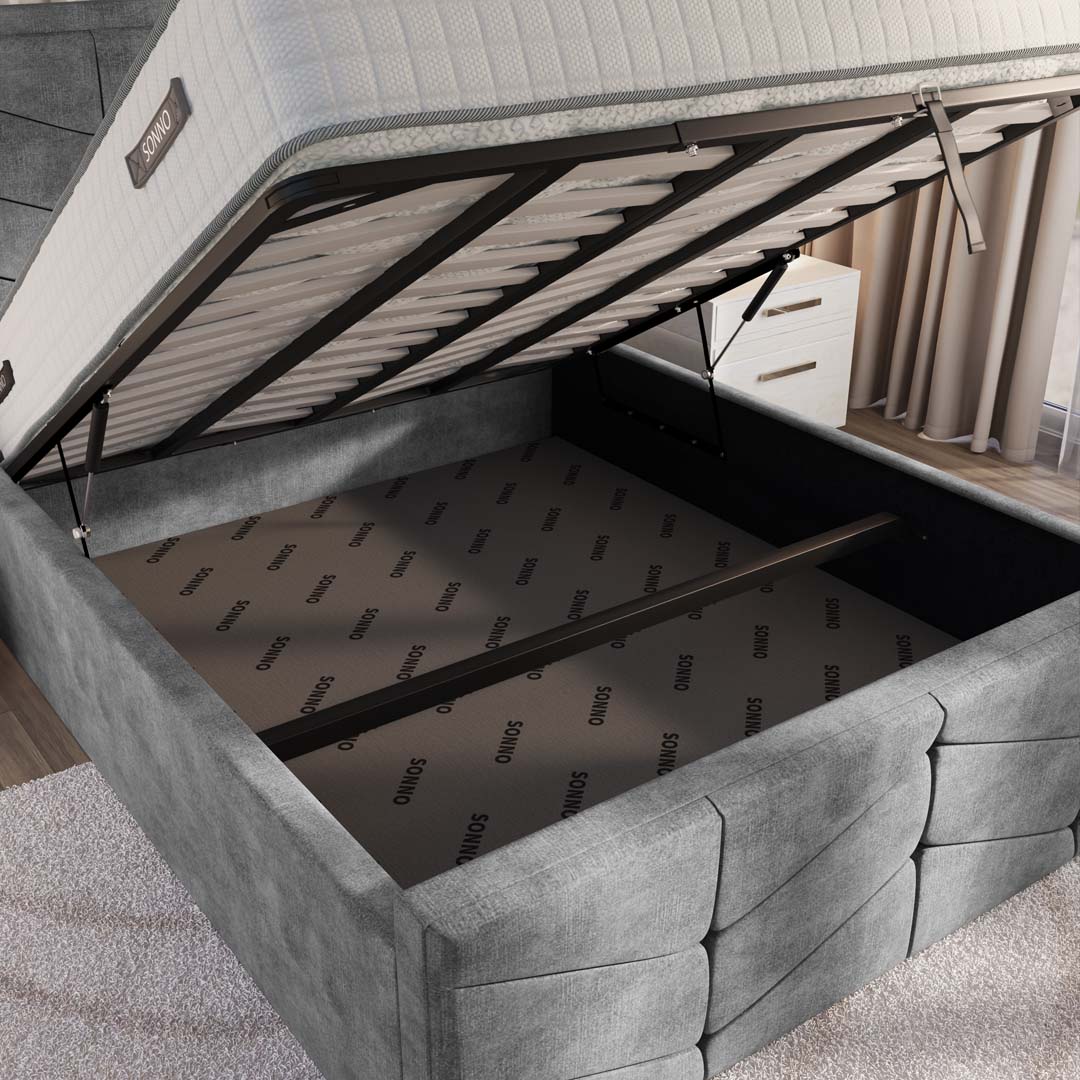 Lancaster Upholstered Ottoman Bed