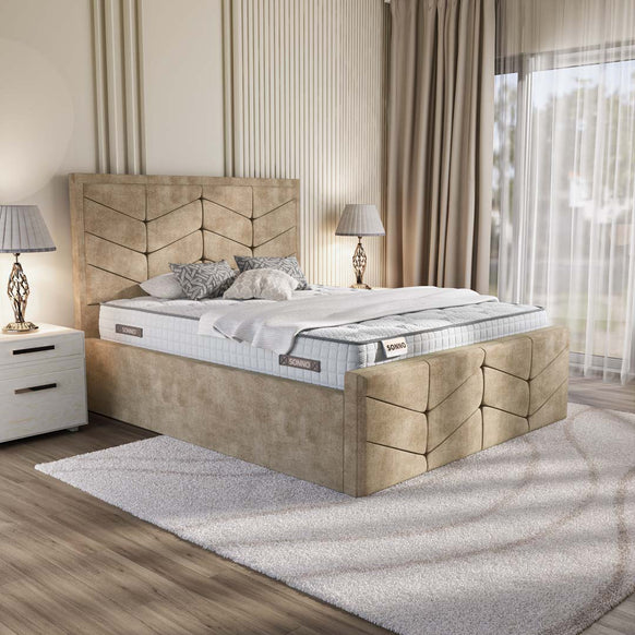 Lancaster Upholstered Ottoman Bed