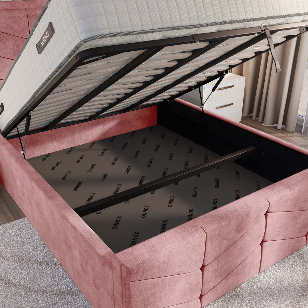 Lancaster Upholstered Ottoman Bed