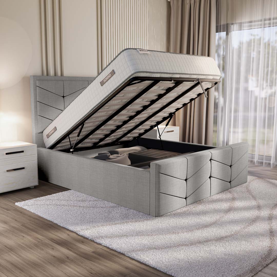 Lancaster Upholstered Ottoman Bed