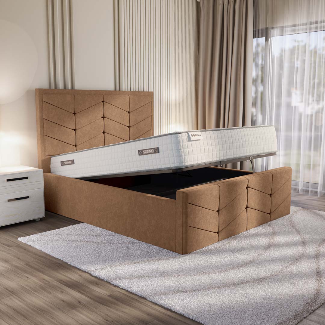Lancaster Upholstered Ottoman Bed