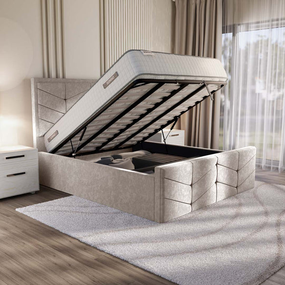 Lancaster Upholstered Ottoman Bed