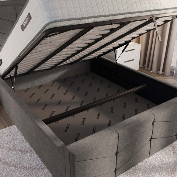 Lancaster Upholstered Ottoman Bed