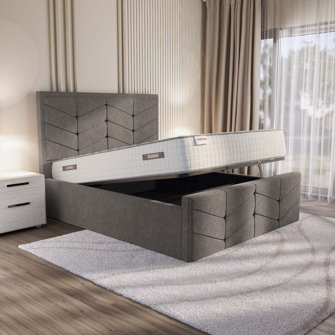 Lancaster Upholstered Ottoman Bed