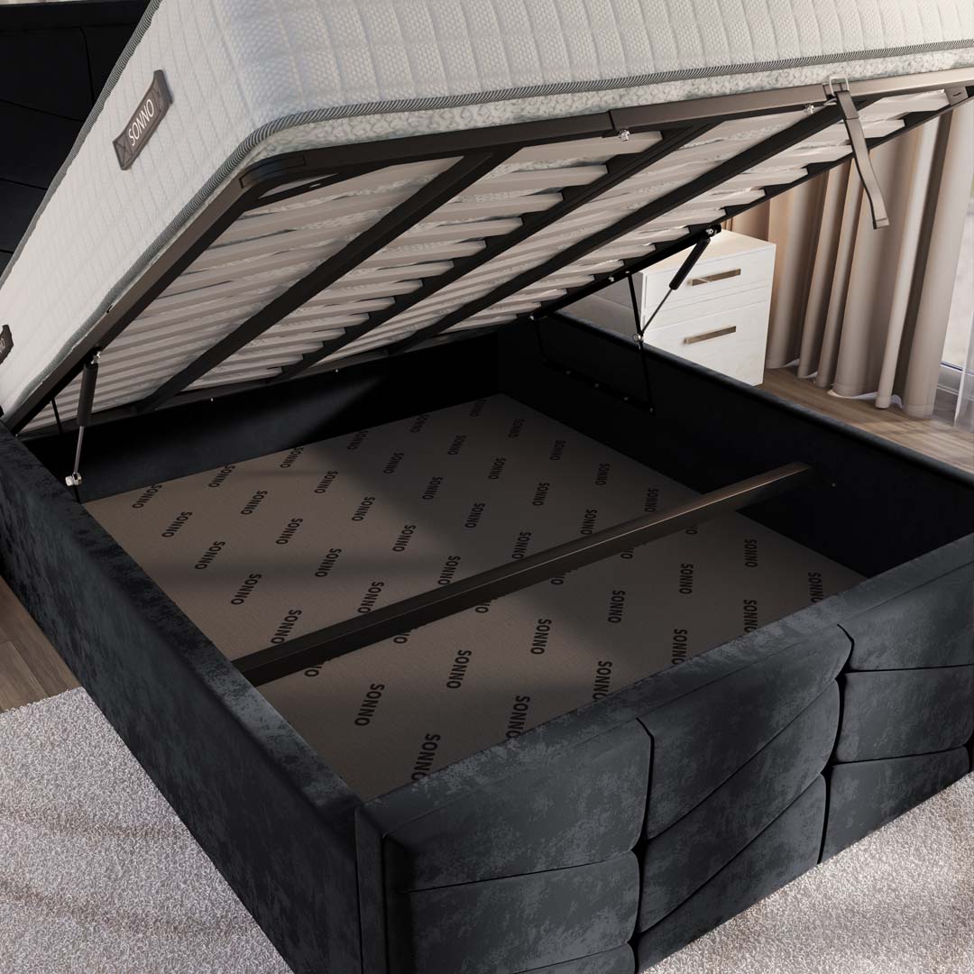 Lancaster Upholstered Ottoman Bed