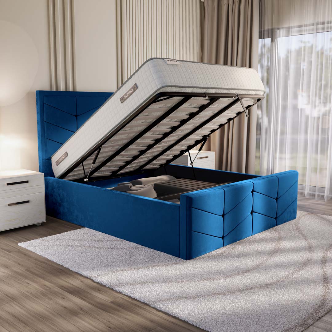 Lancaster Upholstered Ottoman Bed