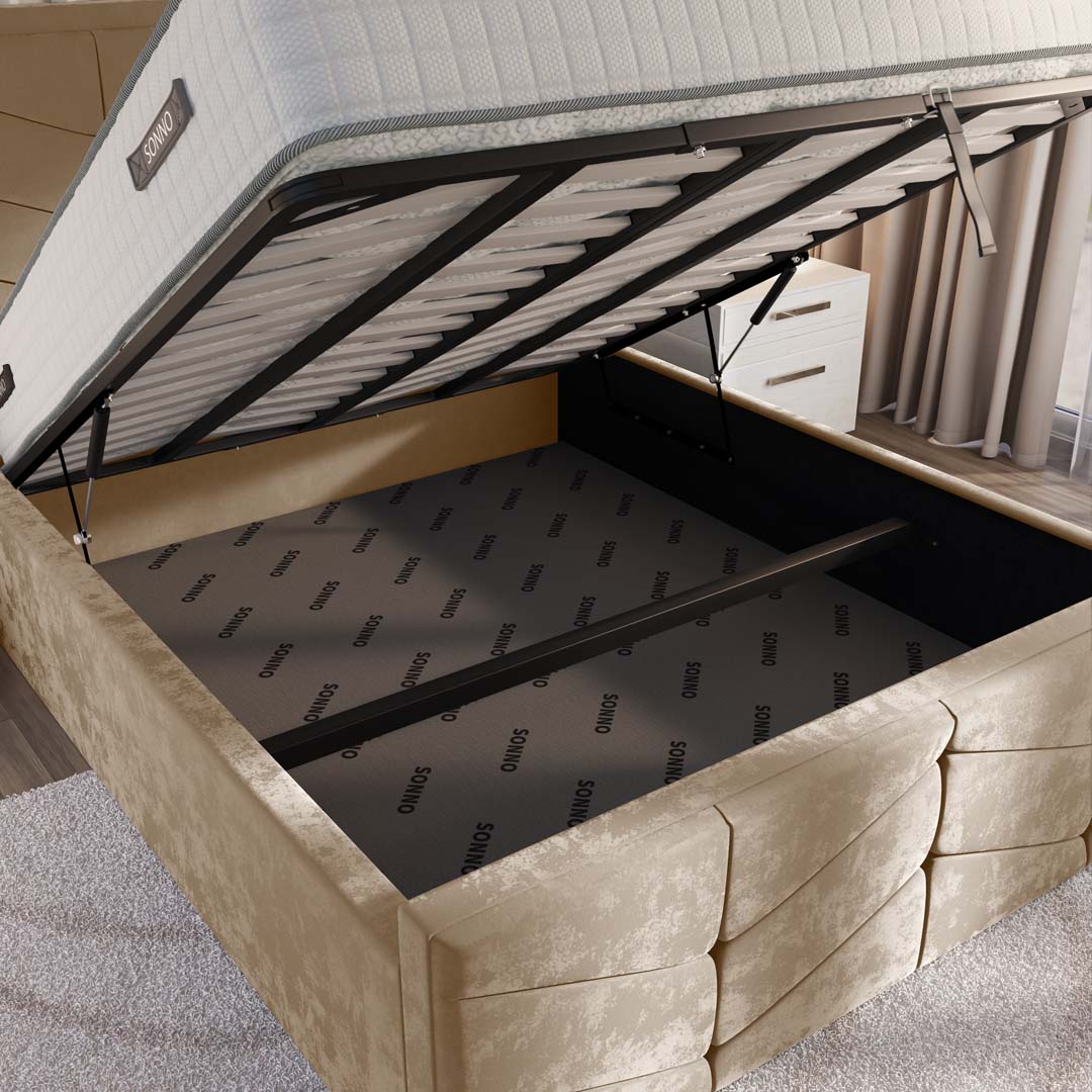 Lancaster Upholstered Ottoman Bed