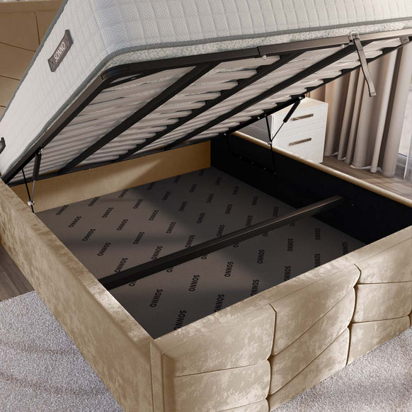 Lancaster Upholstered Ottoman Bed