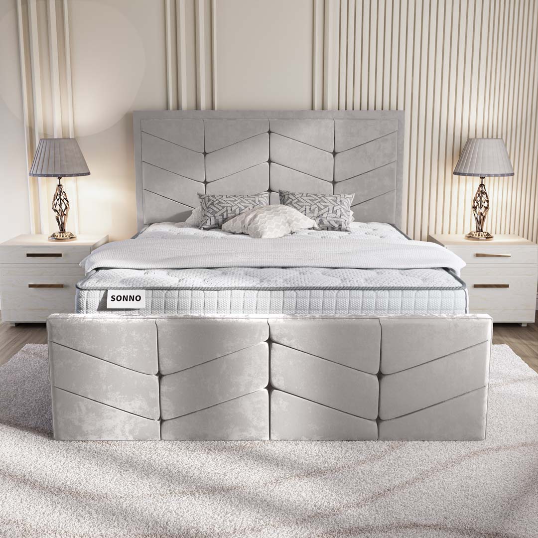 Lancaster Upholstered Ottoman Bed