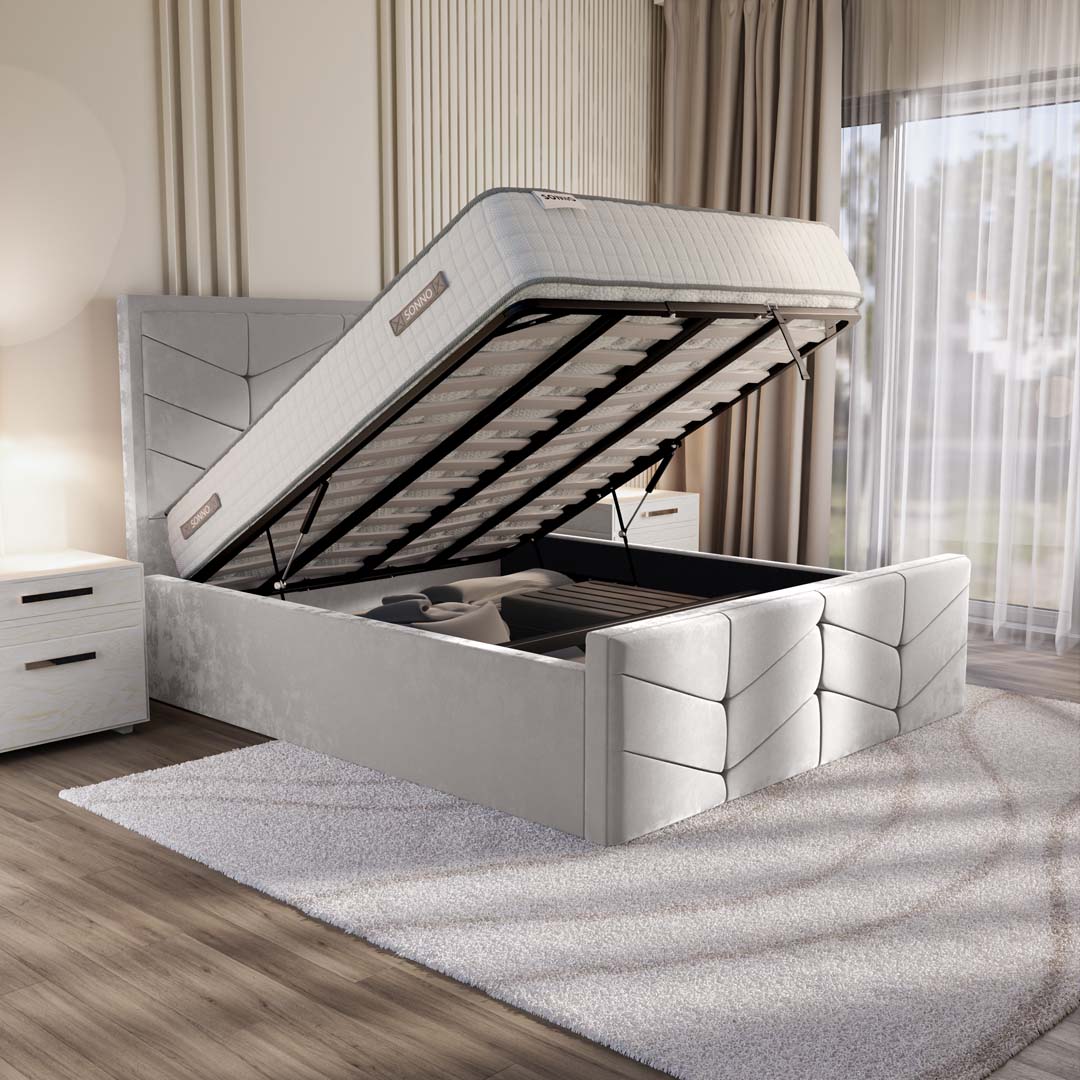 Lancaster Upholstered Ottoman Bed