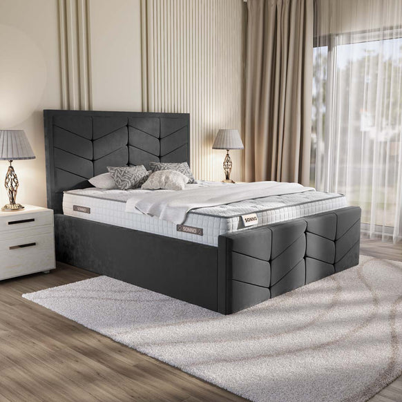 Lancaster Upholstered Ottoman Bed
