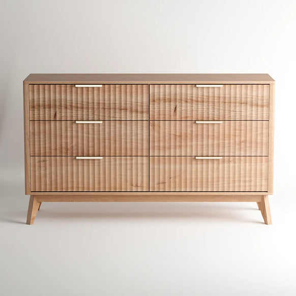 Liberty 3+3 Drawers Chest - Natural