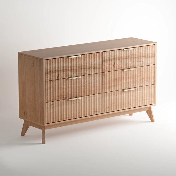 Liberty 3+3 Drawers Chest - Natural
