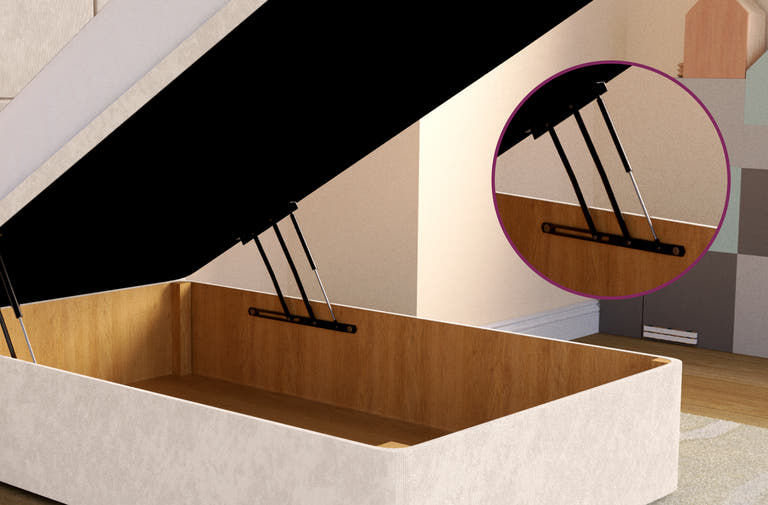 Gas-Lift Opening Mechanism