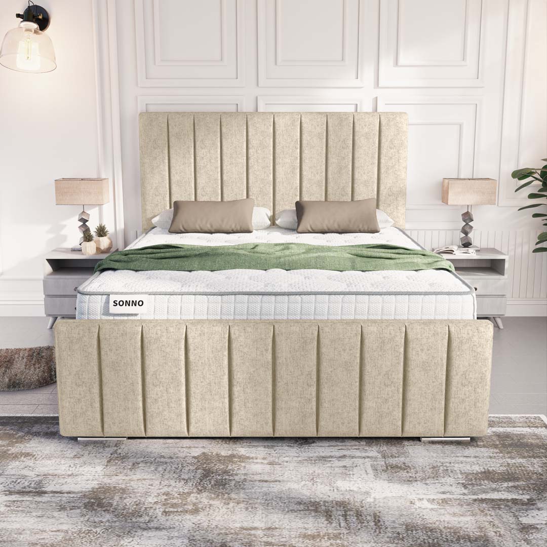 Lisbon Upholstered Ottoman Bed