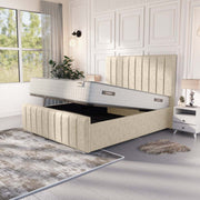 Lisbon Upholstered Ottoman Bed