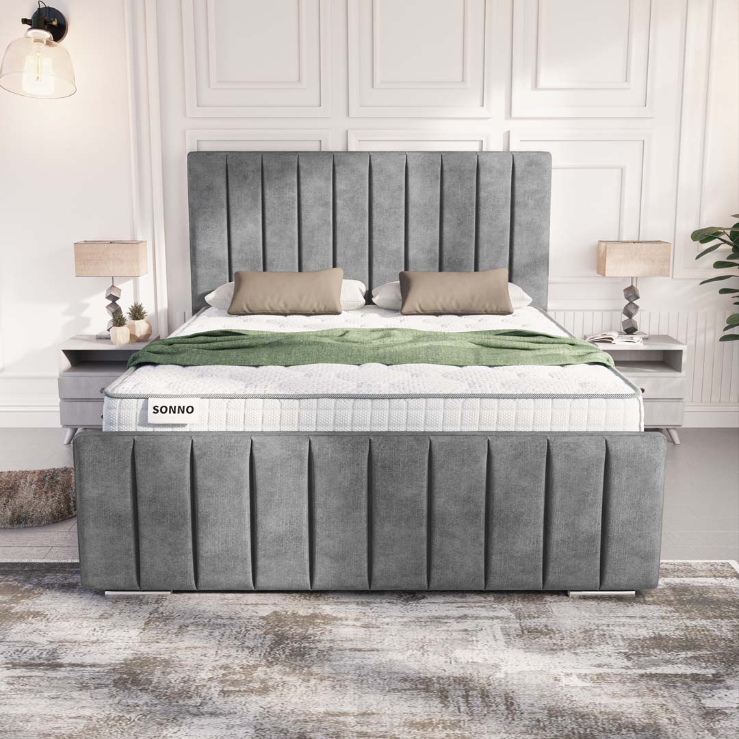 Lisbon Upholstered Ottoman Bed