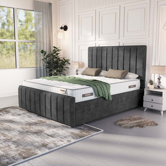 Lisbon Upholstered Ottoman Bed