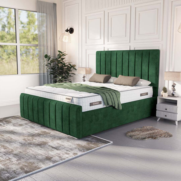Lisbon Upholstered Ottoman Bed