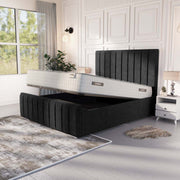 Lisbon Upholstered Ottoman Bed