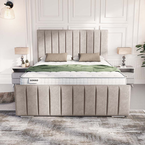 Lisbon Upholstered Ottoman Bed