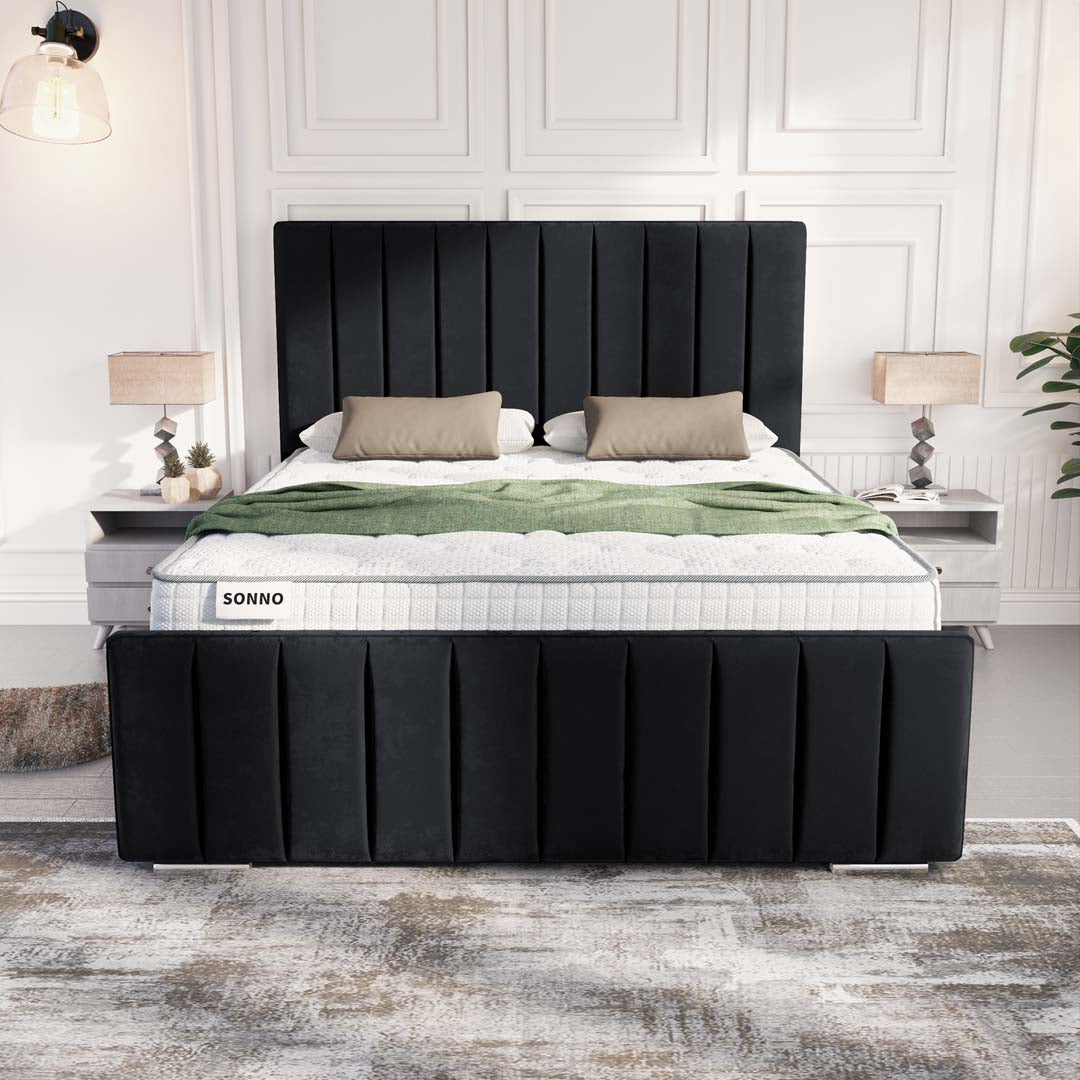 Lisbon Upholstered Ottoman Bed