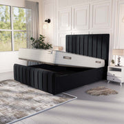 Lisbon Upholstered Ottoman Bed