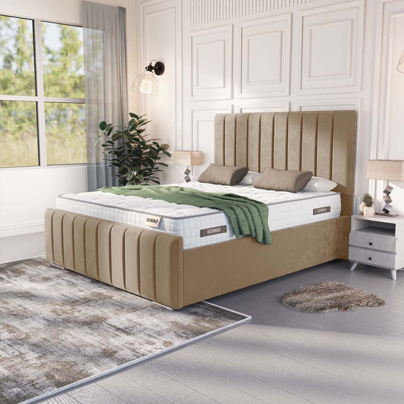 Lisbon Upholstered Ottoman Bed