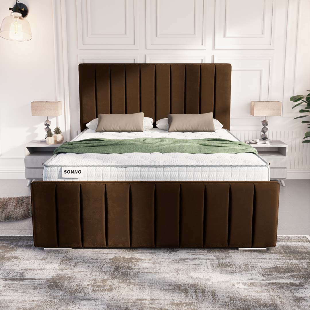 Lisbon Upholstered Ottoman Bed