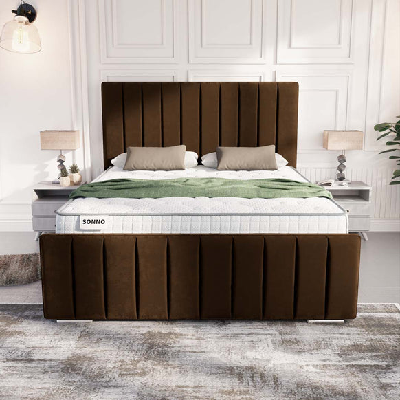 Lisbon Upholstered Ottoman Bed