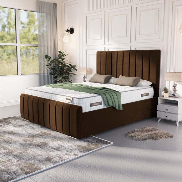 Lisbon Upholstered Ottoman Bed