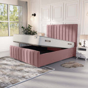 Lisbon Upholstered Ottoman Bed